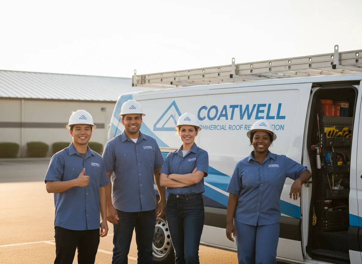 Commercial roof coating company in Hubert, NC